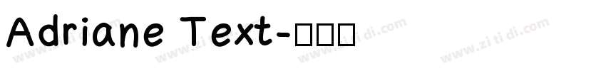 Adriane Text字体转换